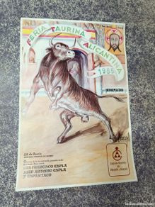 Carteles toros: ANTIGUO CARTEL DE TOROS, PLAZA DE ALICANTE, ESPARTACO, ESPLA, 1985 -K2